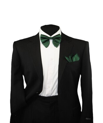 Tear Drop Bowtie Set-SQTDB-HUNTER #SQTDB-HUNTER