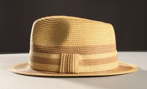 Straw Summer Hat 22-12B Camel/Brown strawhat12B