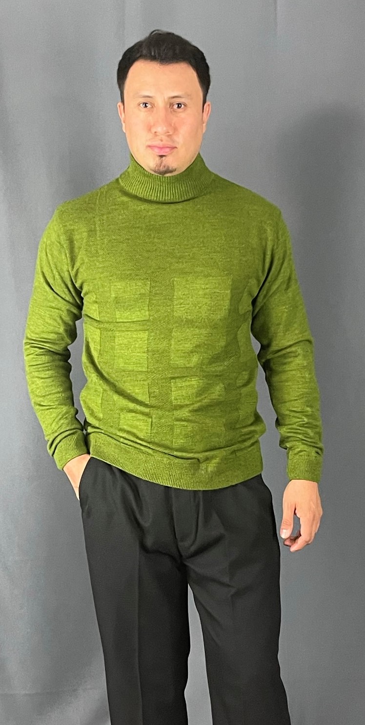 Turtle Neck L.S Green TNLS-green-7004