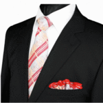 High Definition Tie with Round Hanky-18125 HDMWTR-18125