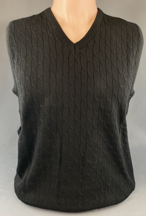 MENZ Sweater Vest-Black MSV-Black
