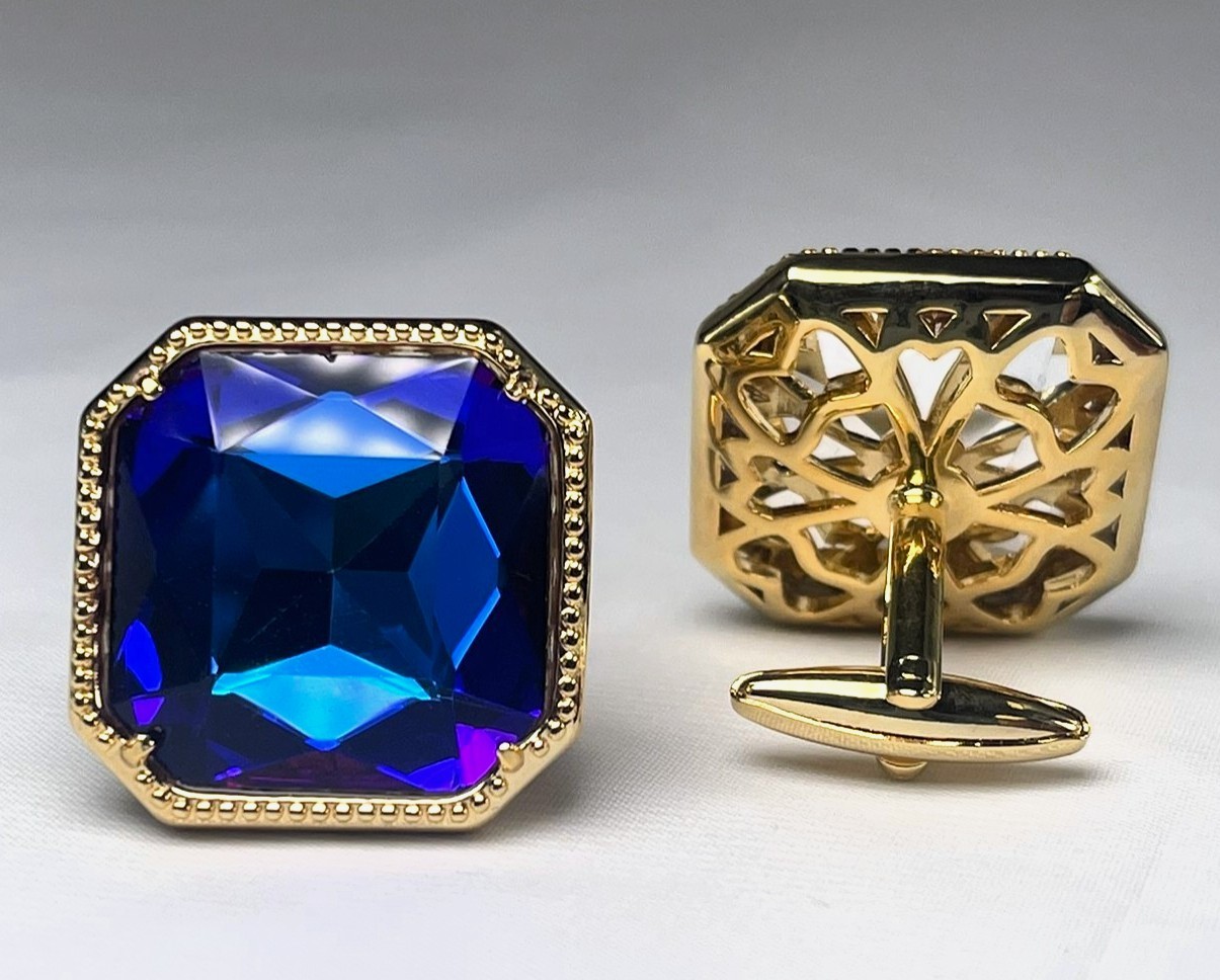 King Square Cuff Link 22-Nebula KSC22-Nebula