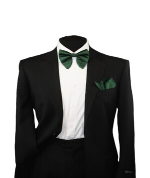 Tear Drop Bowtie Set-SQTDB-HUNTER SQTDB-HUNTER