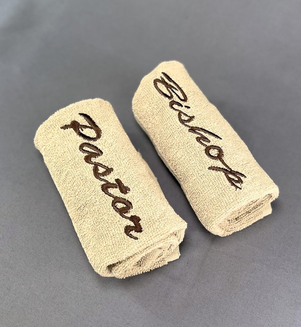 Pastor and Bishop Towel Cream pandbtowel-Cream