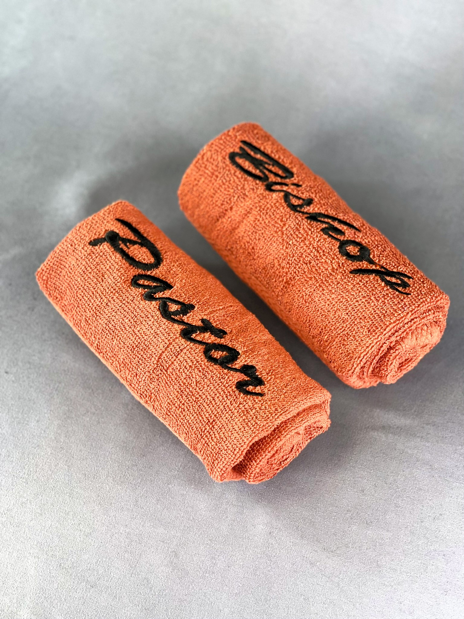 Pastor and Bishop Towel Rust pandbtowel-Rust