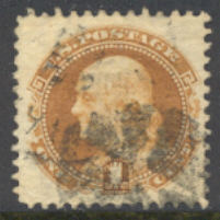 112 1c Franklin, buff, Used Minor Defects #112usedmd