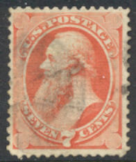 138 7c Staunton Vermilion with H Grill Used Minor Defects #138usedmd