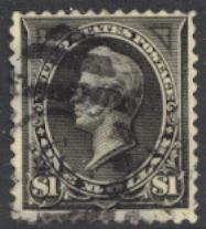 261A 1 Perry Type II Black, Used  F-VF #261aused