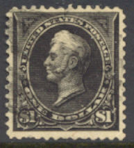 276 1 Perry, black, Type I, Used Minor Defects #276umd