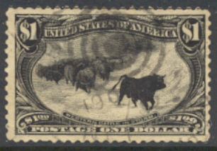292 1 Cattle In Storm Used  F-VF #292used