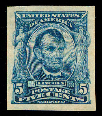 315 5c Lincoln Imperforate VF Mint NH #315nh