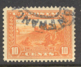 400A 10c Pan-Pacific S.F. Bay, orange, Perf 12, F-VF Used #400aused