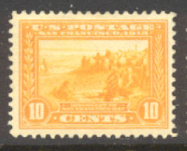 400 10c Pan-Pacific S.F. Bay, org yell. Perf 12,Mint NH Minor Defects #400nhmd