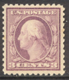501 3c Washington,lt violet,Ty. I, Mint NH F-VF #501nh