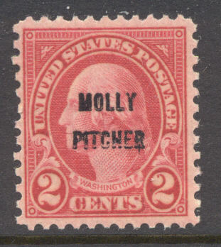 646 2c Molly Pitcher F-VF Mint NH Plate Block of 4 #646nhpb