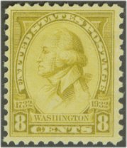 713 8c Washington Bicentennial F-VF Mint NH #713nh