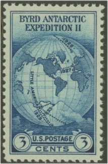 753 3c Byrd Expedition Perforated F-VF Used #753u
