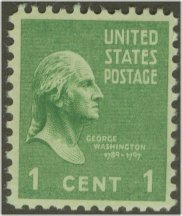 804 1c George Washington Used #804used