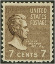 812 7c Andrew Jackson Used #812used