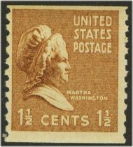 840 1 1/2c Martha Washington Coil F-VF Mint NH #840lp