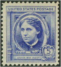 862 5c Louisa May Alcott Plate Block #862pb