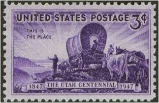 950 3c Utah Centennial Used #950used