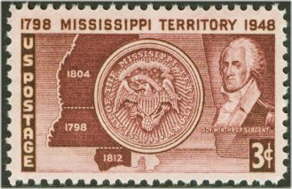 955 3c Mississippi Used #955used