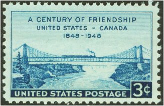 961 3c US-Canada Bridge F-VF Mint NH #961nh