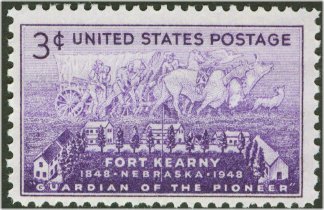 970 3c Fort Kearney F-VF Mint NH #970nh