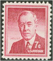 1040 7c Woodrow Wilson F-VF Mint NH Plate Block of 4 #1040pb