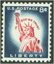 1042 8c Liberty,Redrawn F-VF Mint NH Plate Block of 4 #1042pb