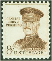 1214 (Old 1042A) 8c General Pershing F-VF Mint NH #1214anh