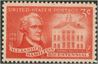 1086 3c Alexander Hamilton Used #1086used