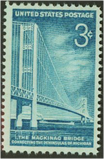 1109 3c Mackinac Bridge F-VF Mint NH #1109nh