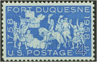 1123 4c Fort Duquesne Used #1123used