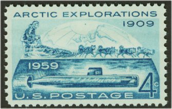 1128 4c Arctic Explorers F-VF Mint NH Plate Block of 4 #1128pb