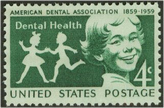 1135 4c Dental Health F-VF Mint NH Plate Block of 4 #1135pb