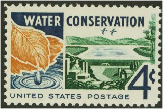 1150 4c Water Conservation F-VF Mint NH #1150nh