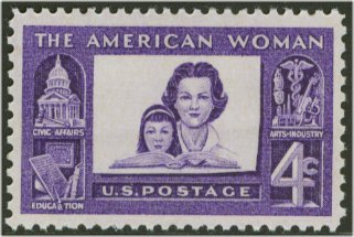1152 4c American Women F-VF Mint NH Plate Block of 4 #1152pb