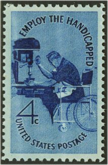 1155 4c Employ the Handicapped F-VF Mint NH #1155nh