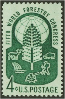1156 4c World Forestry F-VF Mint NH #1156nh