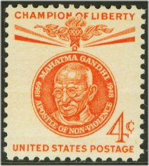 1174 4c Mahatma Gandhi F-VF Mint NH #1174nh