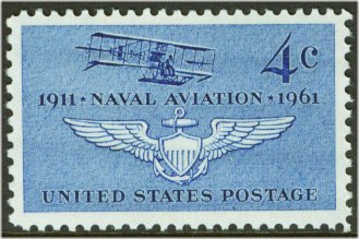 1185 4c Naval Aviation F-VF Mint NH Plate Block of 4 #1185pb