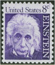 1285 8c Albert Einstein F-VF Mint NH Plate Block of 4 #1285pb