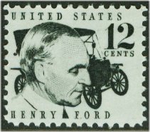 1286A 12c Henry Ford F-VF Mint NH Plate Block of 4 #1286apb