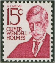 1288B 15c Holmes (from booklet) F-VF Mint NH #1288bnh