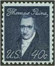 1292 40c Thomas Paine F-VF Mint NH Plate Block of 4 #1292pb