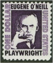 1294 1 Eugene O'Neill F-VF Mint NH Plate Block of 4 #1294pb