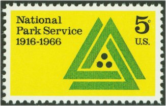 1314 5c National Park Service F-VF Mint NH Plate Block of 4 #1314pb