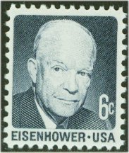 1393 6c Eisenhower F-VF Mint NH Plate Block of 4 #1393pb